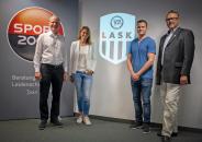 SPORT 2000 - Presseaussendung 2018 - Lask SPORT 2000 Verlängerung - Lask zu Besuch in Ohlsdorf 