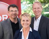 SPORT 2000 International - Presseaussendung 2019 - General Assembly - Margit Gosau, Mathias Grevener, Holger Schwarting - Gruppenfoto 