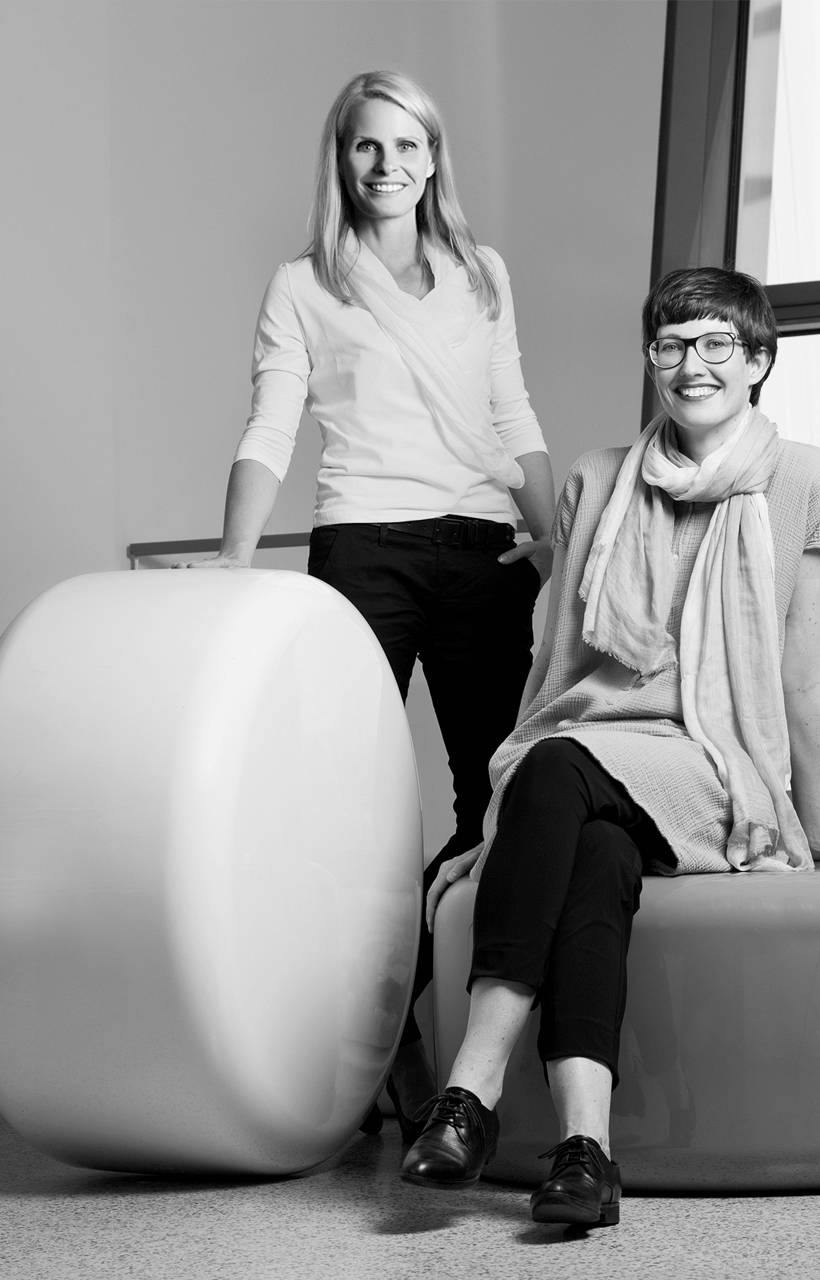 Impuls Kommunikation Team - Barbara Lamb und Anita Reschreiter - Chef